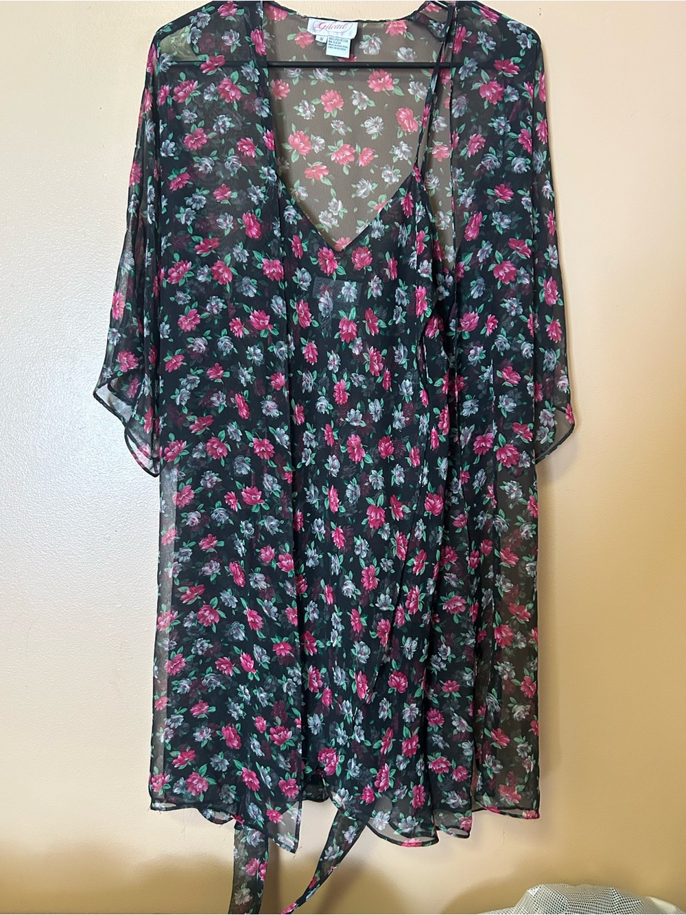 Gilead Sheer Floral lingerie set